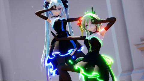 【营养消耗系列MMD】一秒换装~脳漿炸裂ガール Spinal Fluid Explosion
